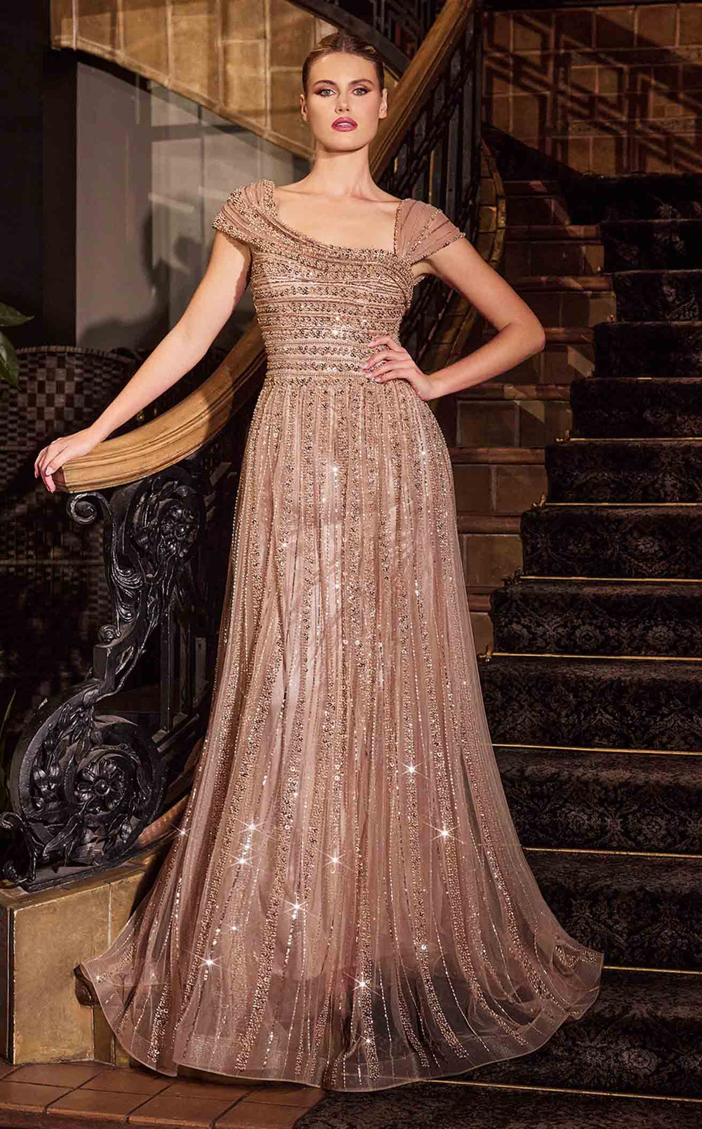 Exquisite Ladivine CD0238 Dress detail view - VOLAKK
