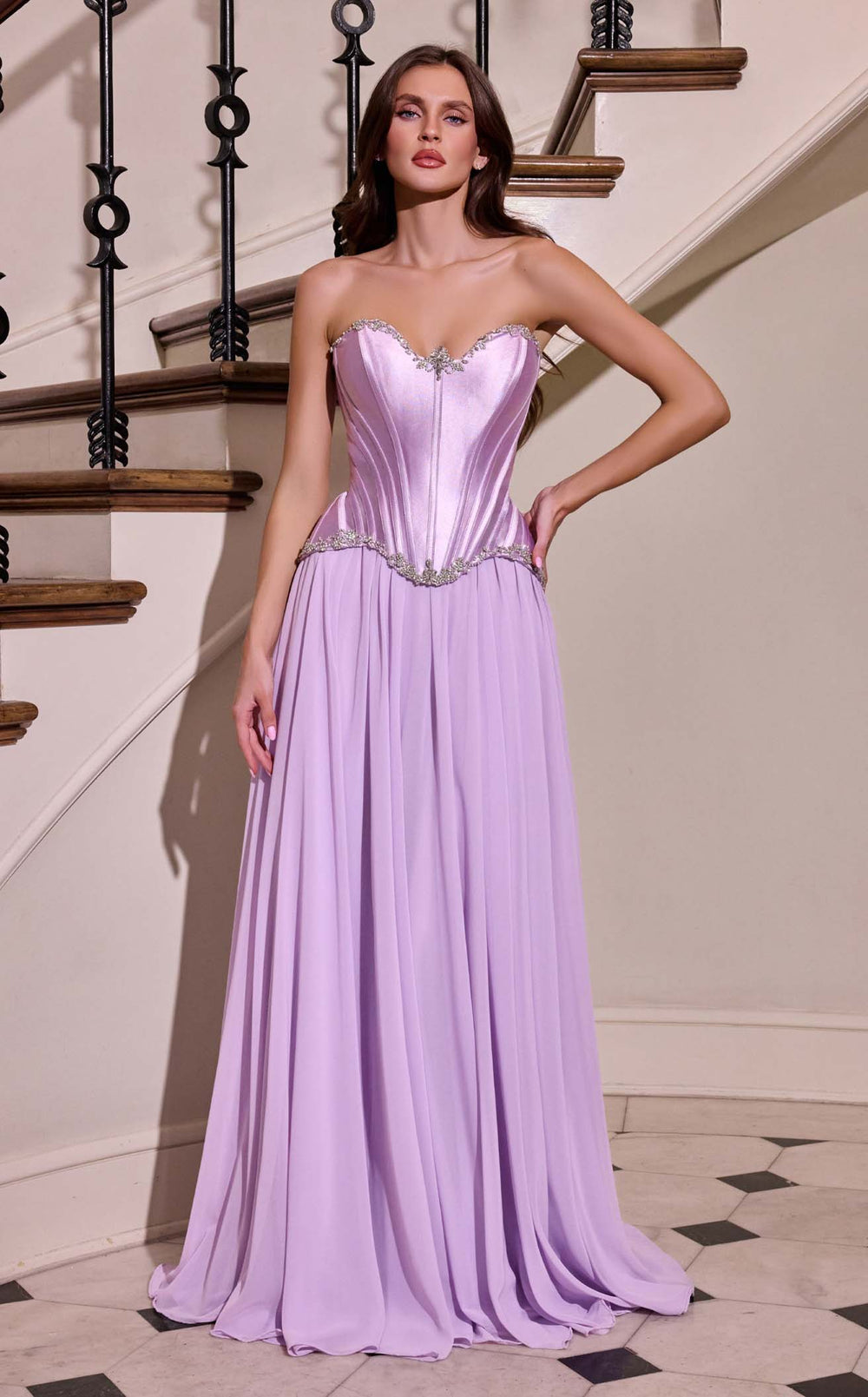 Exquisite Ladivine CD668 Dress detail view - VOLAKK
