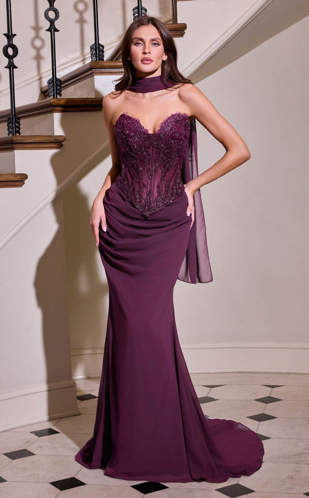 Ladivine CD683 Dress details - VOLAKK