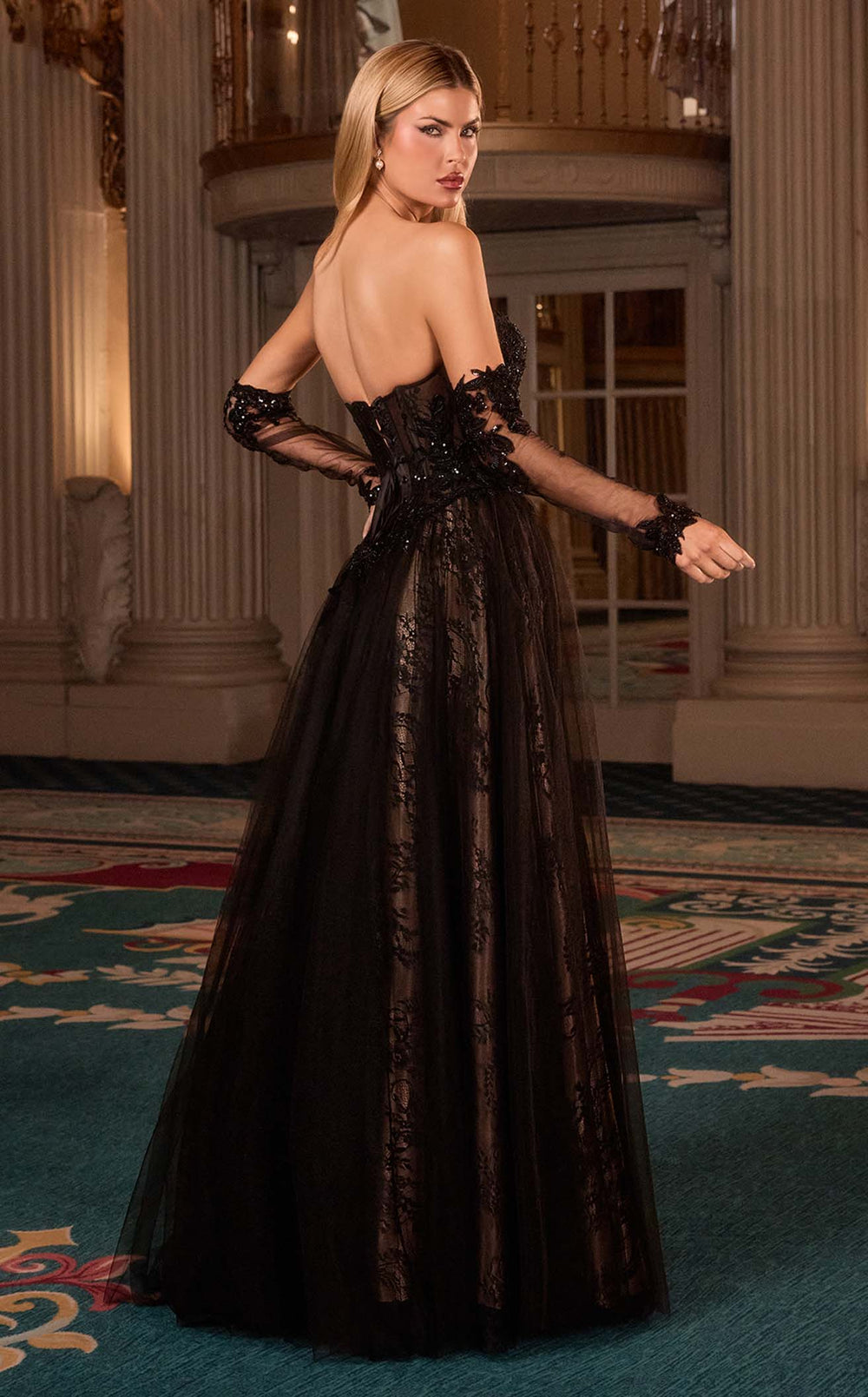 Exquisite Ladivine CD717 Dress detail view - VOLAKK
