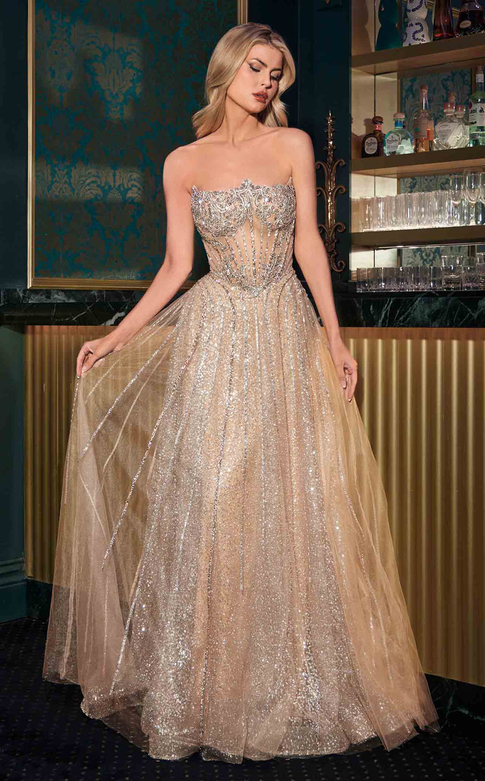 Ladivine CD724 Dress details - VOLAKK