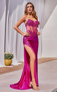 LaDivine CDS489 Dress view 4