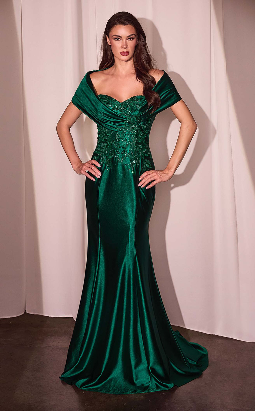 Exquisite Ladivine CDS507 Dress detail view - VOLAKK
