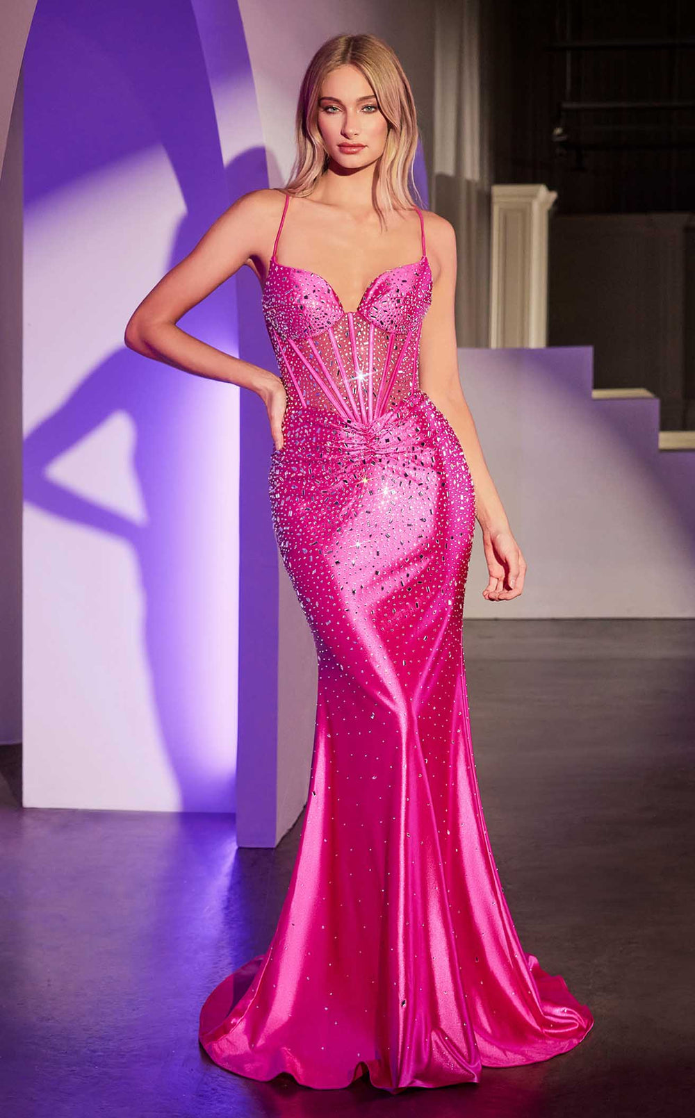 Exquisite Ladivine CDS527 Dress detail view - VOLAKK