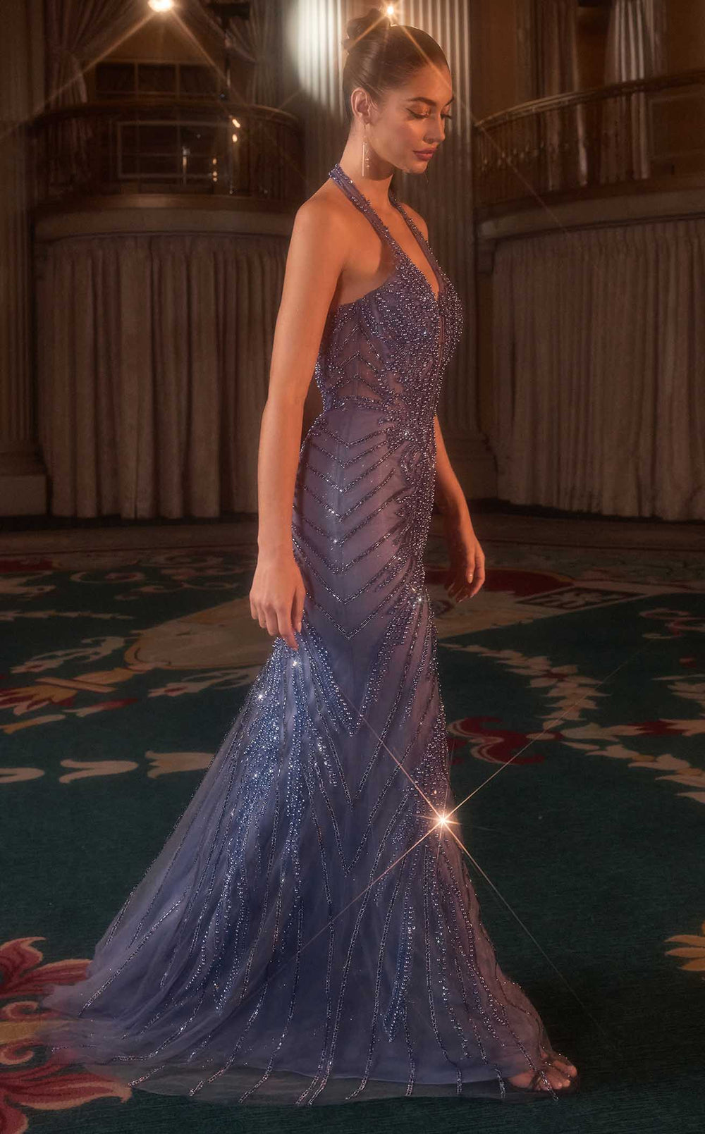 Exquisite Ladivine CDS547 Dress detail view - VOLAKK