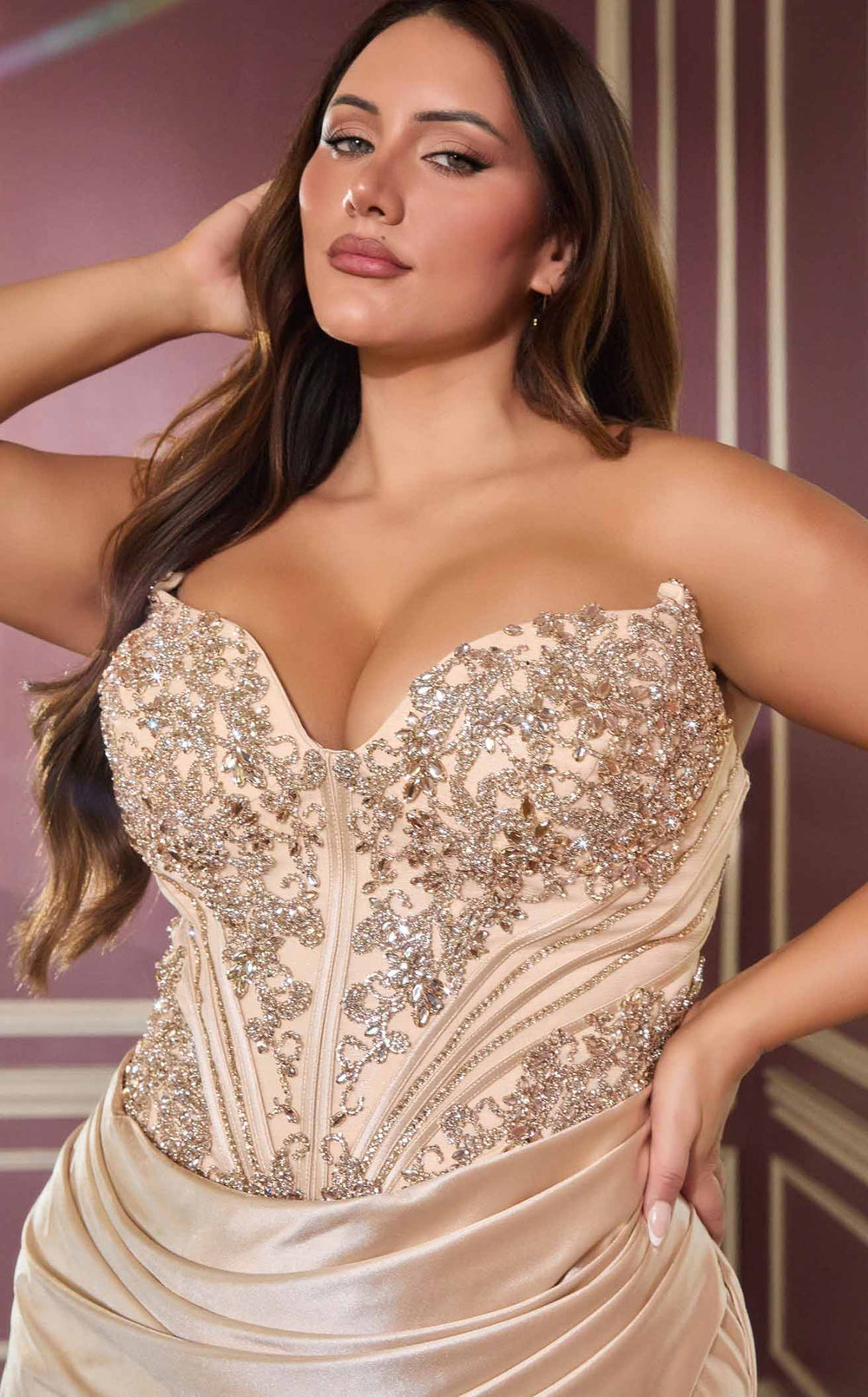 Exquisite Ladivine KV1136C Dress detail view - VOLAKK