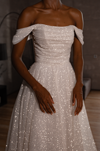 Sparkle Wedding Dress Amelia view 3