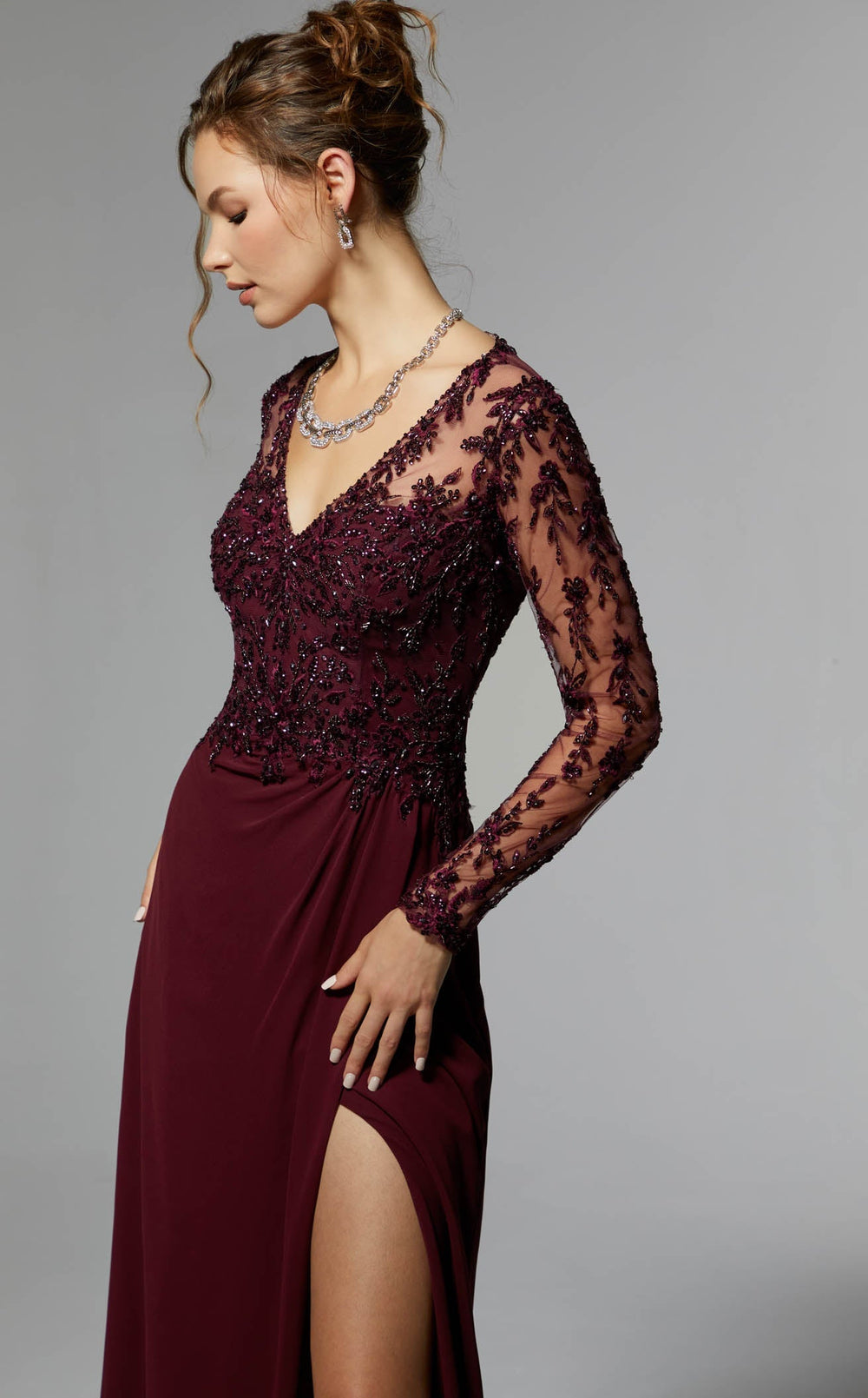 Exquisite MGNY 72906 Dress detail view - VOLAKK