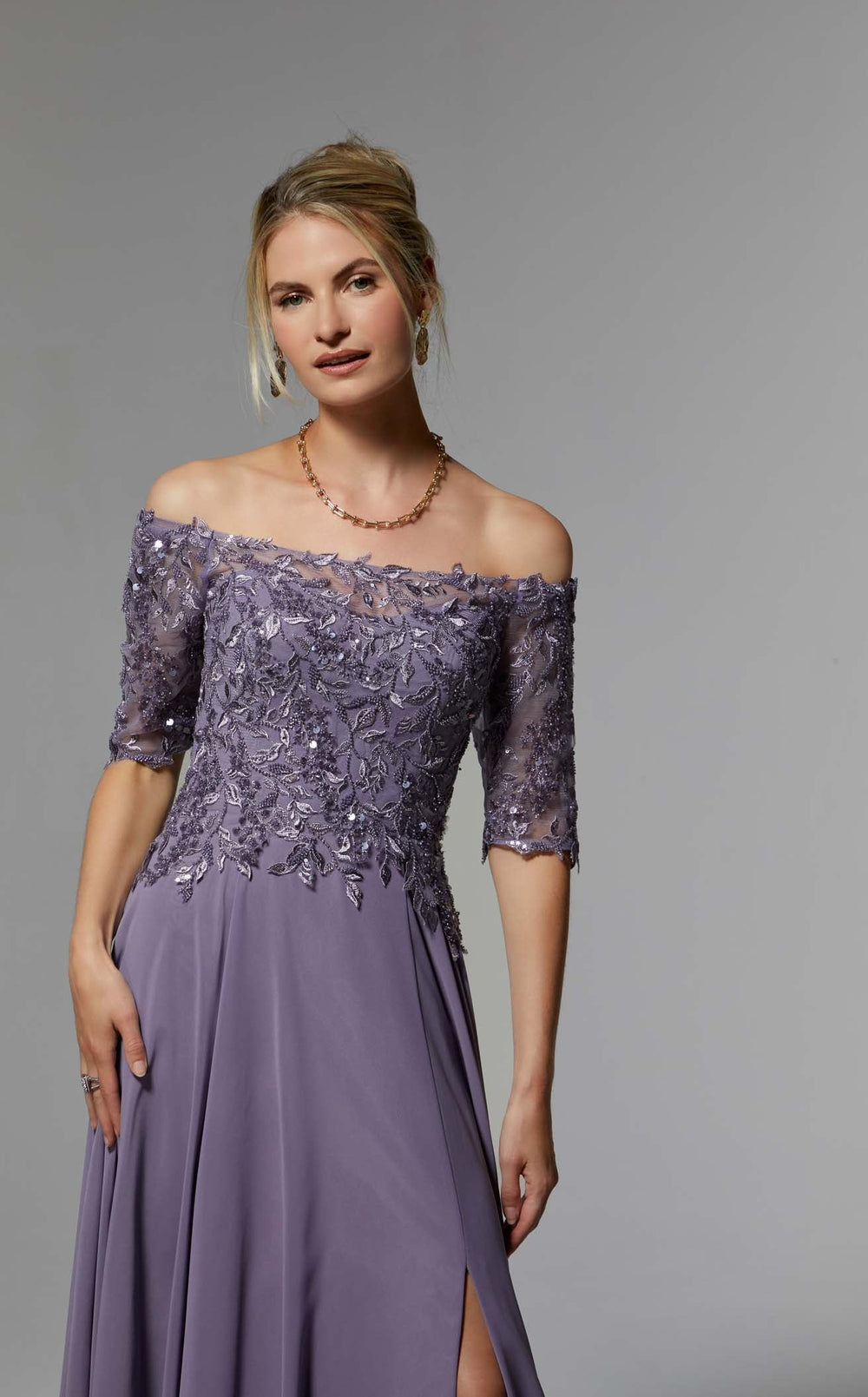Exquisite MGNY 72907 Dress detail view - VOLAKK