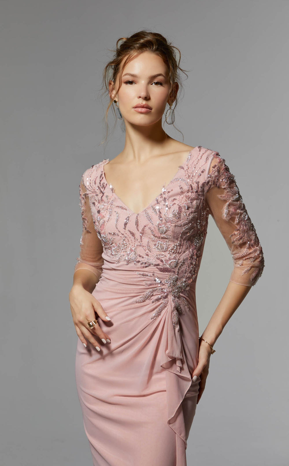 Exquisite MGNY 72909 Dress detail view - VOLAKK