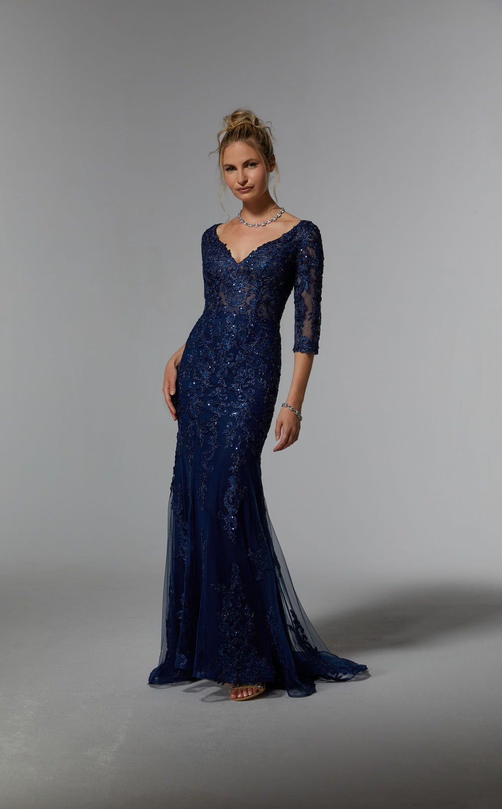 Exquisite MGNY 72940 Dress detail view - VOLAKK