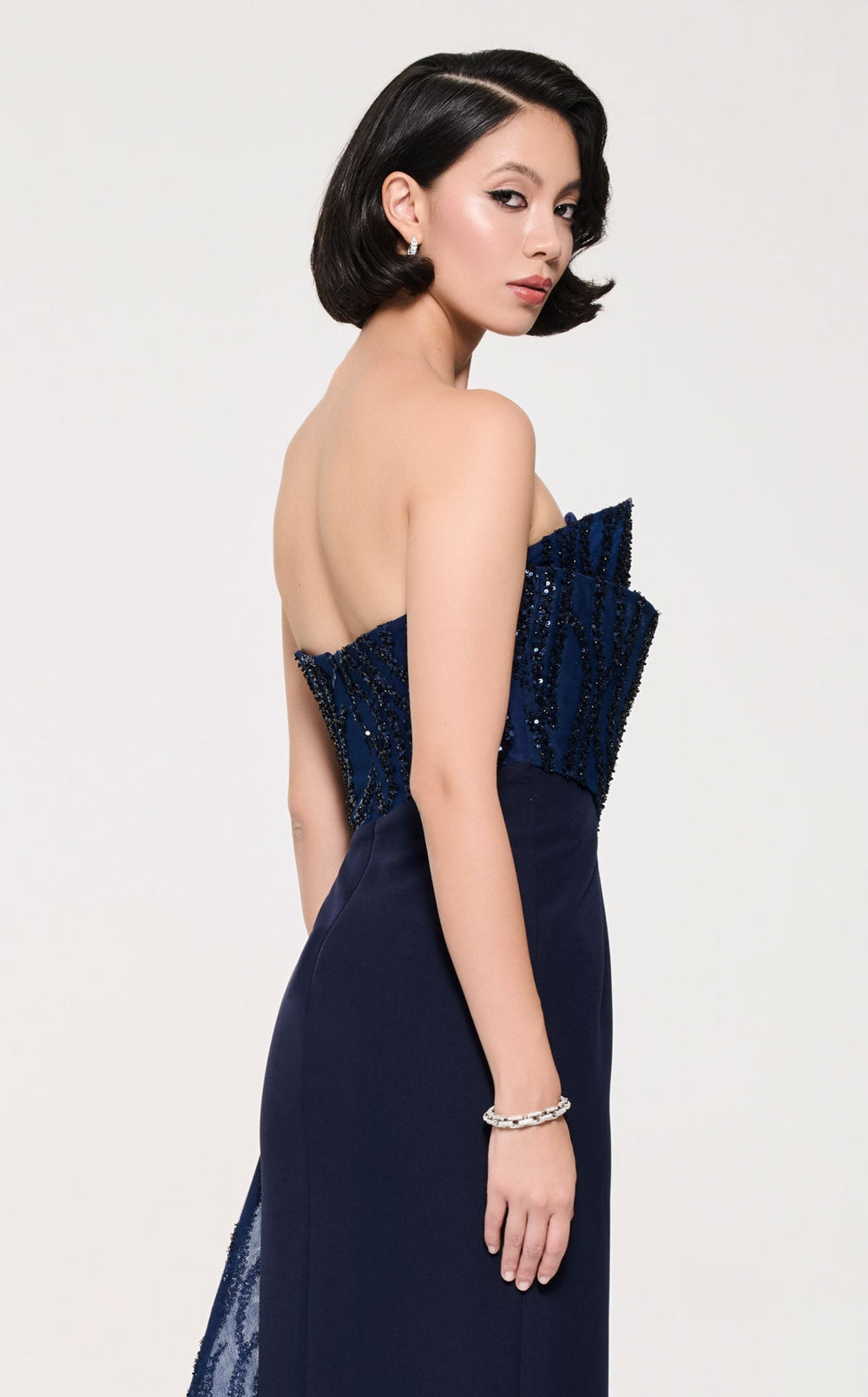 Exquisite MNM Couture B1116 Dress detail view - VOLAKK