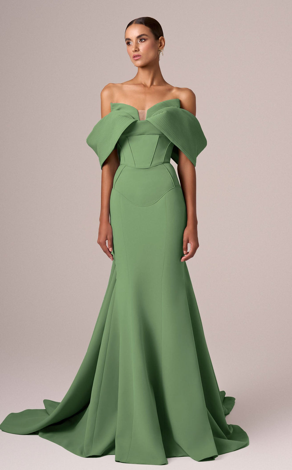 Exquisite MNM Couture E0085 Dress detail view - VOLAKK