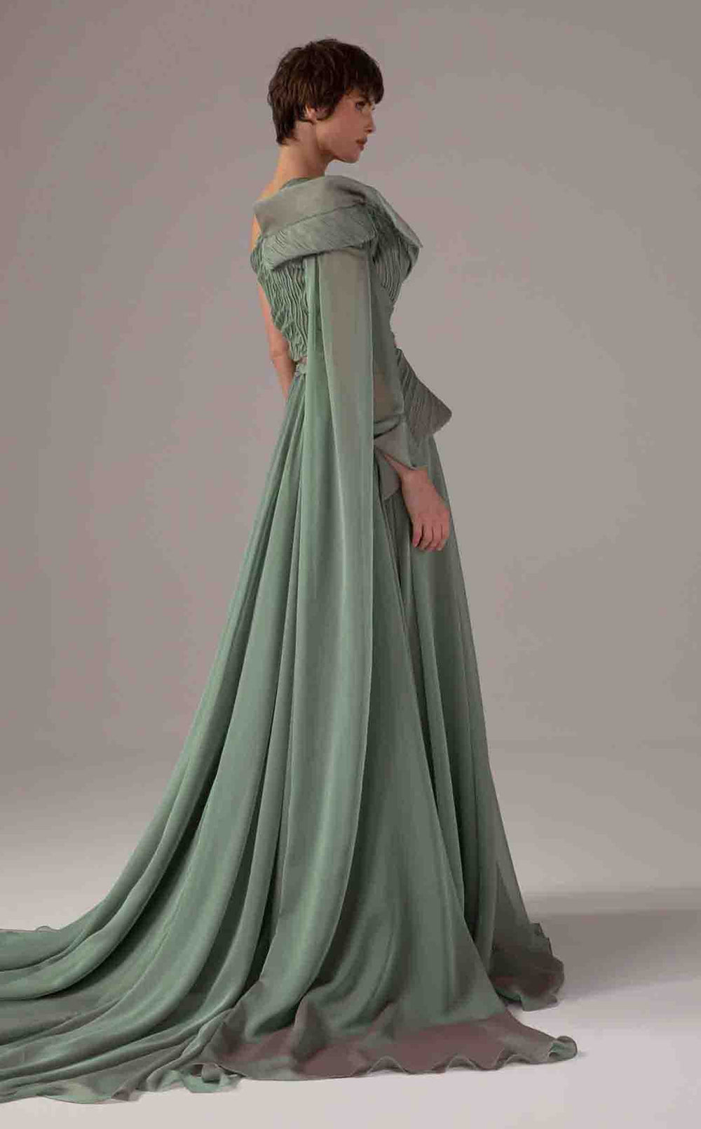 Exquisite MNM Couture E0097 Dress detail view - VOLAKK