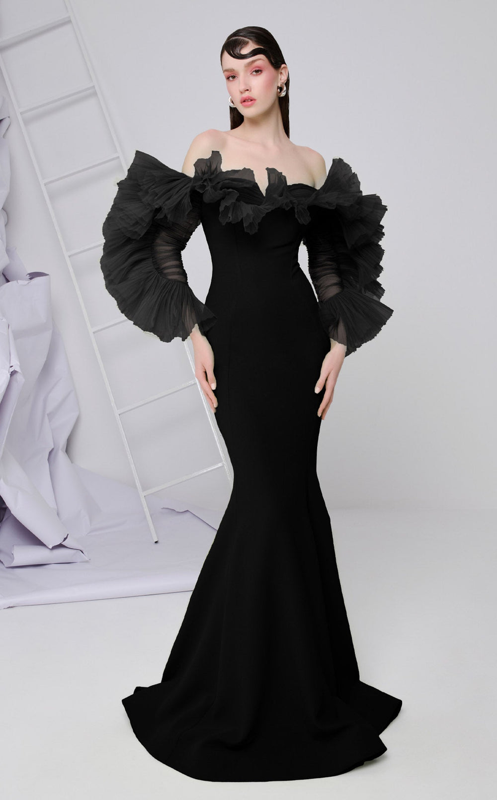 Exquisite MNM Couture F02850 Dress detail view - VOLAKK