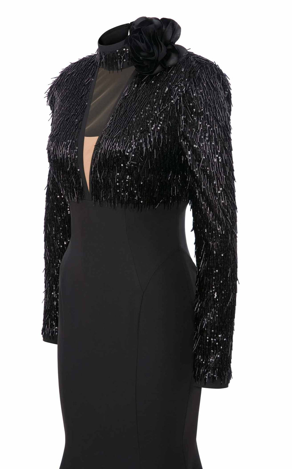Exquisite MNM Couture F02859 Dress detail view - VOLAKK