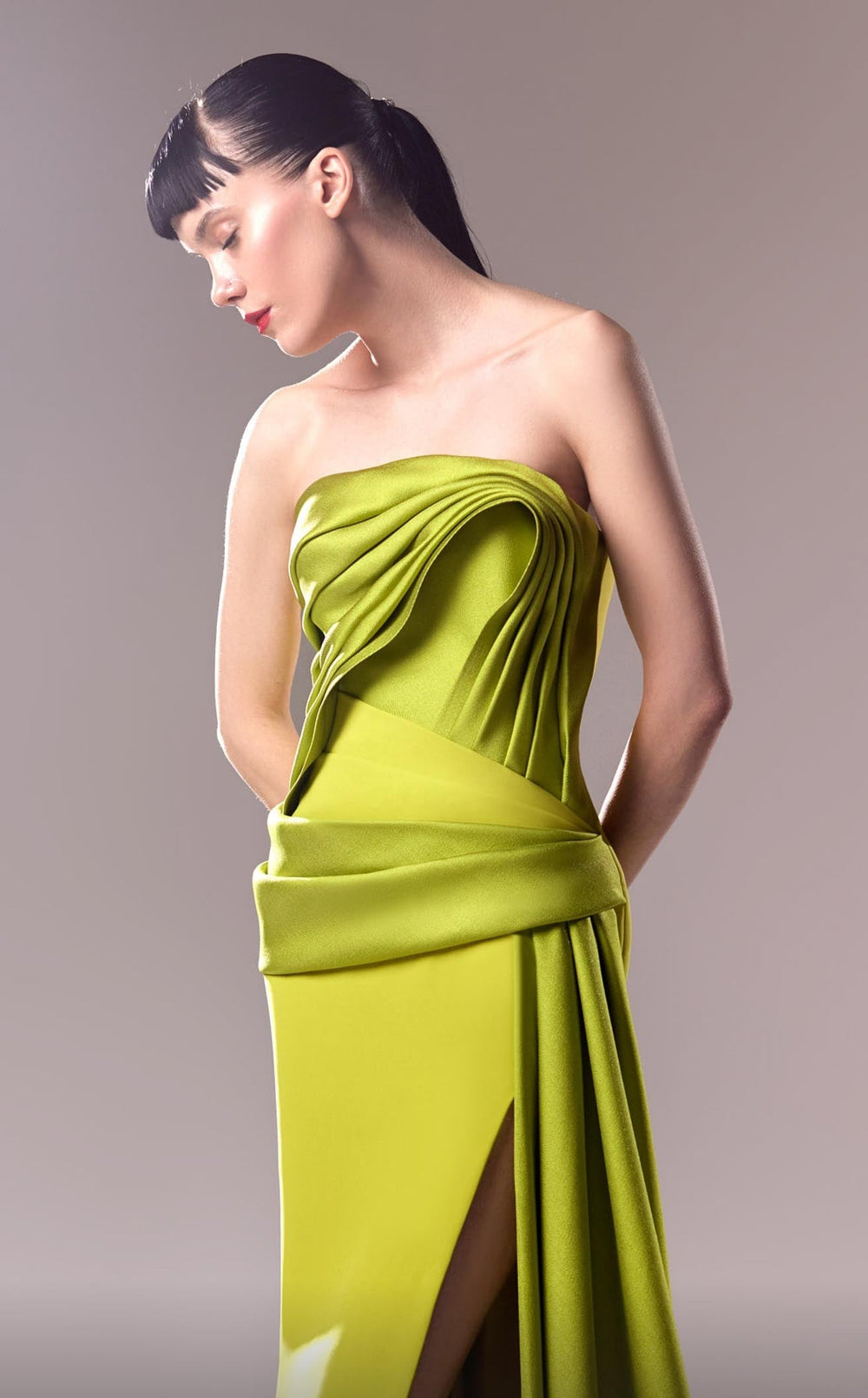Exquisite MNM Couture G1617 Dress detail view - VOLAKK