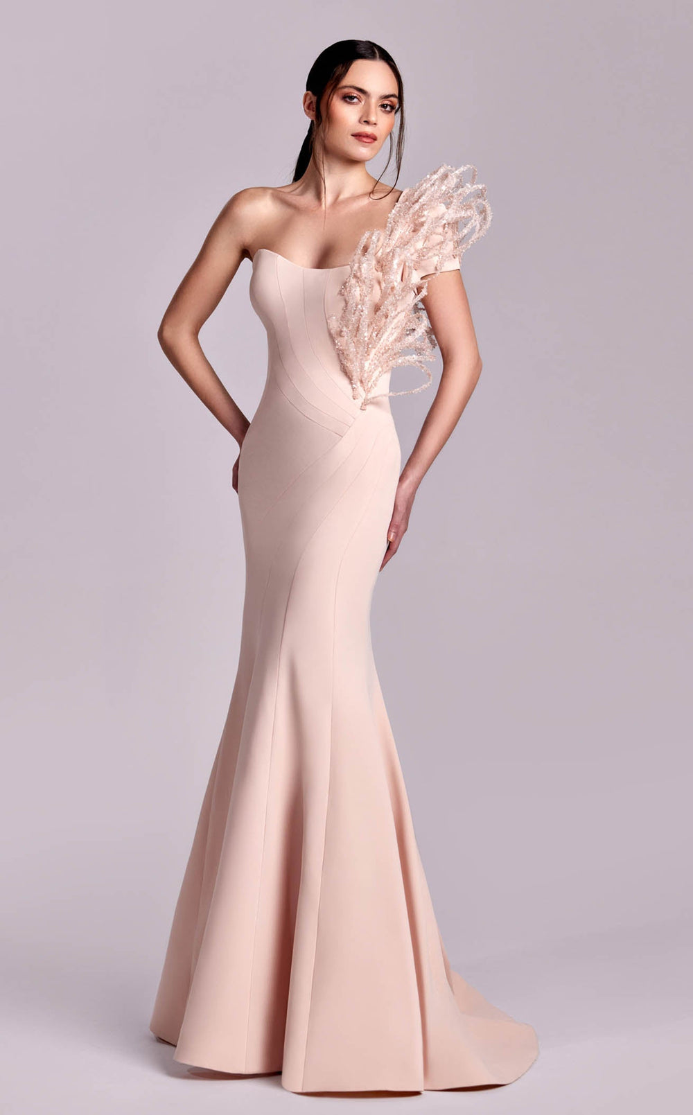 Exquisite MNM Couture G1821 Dress detail view - VOLAKK