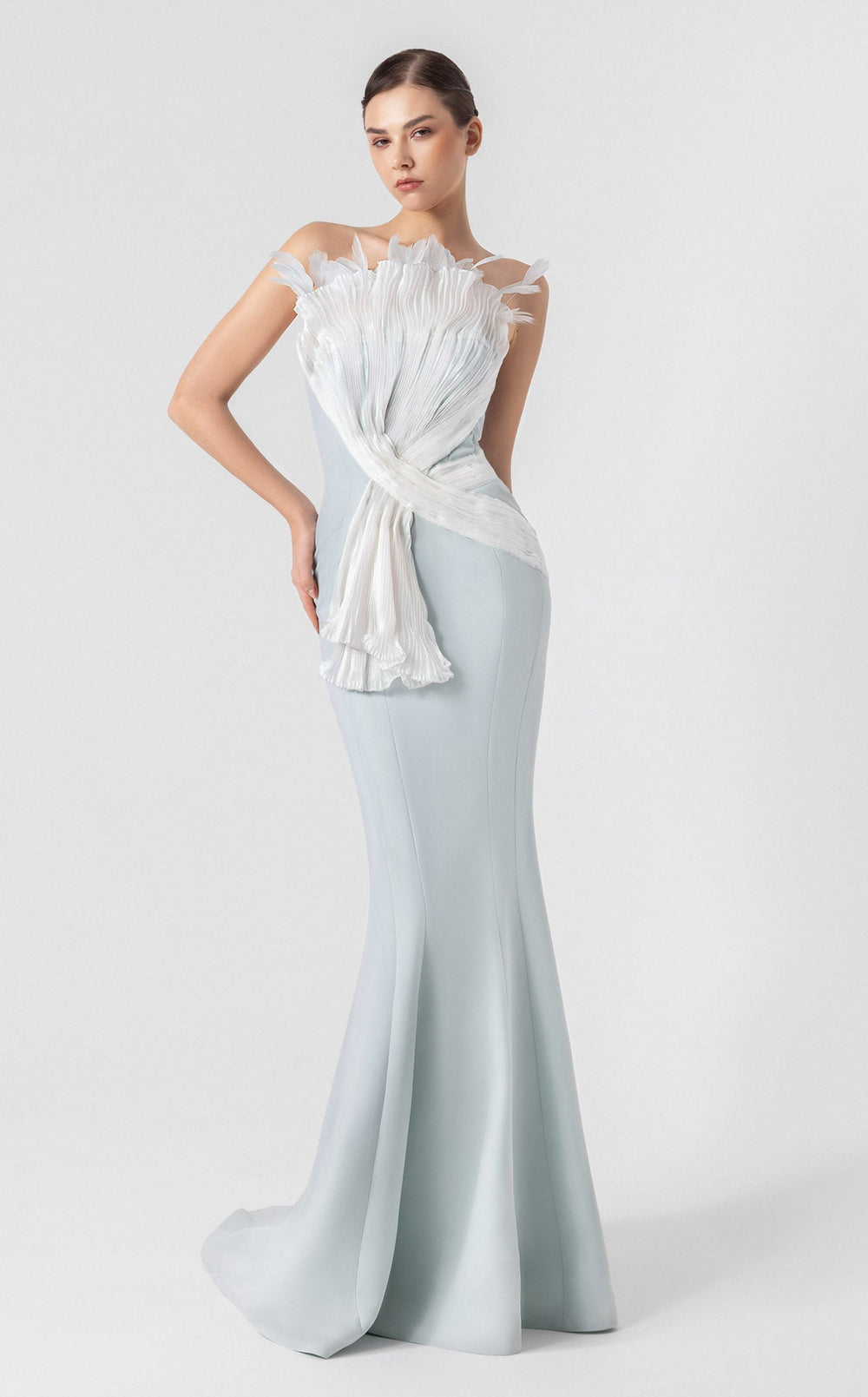 Exquisite MNM Couture G1904 Dress detail view - VOLAKK