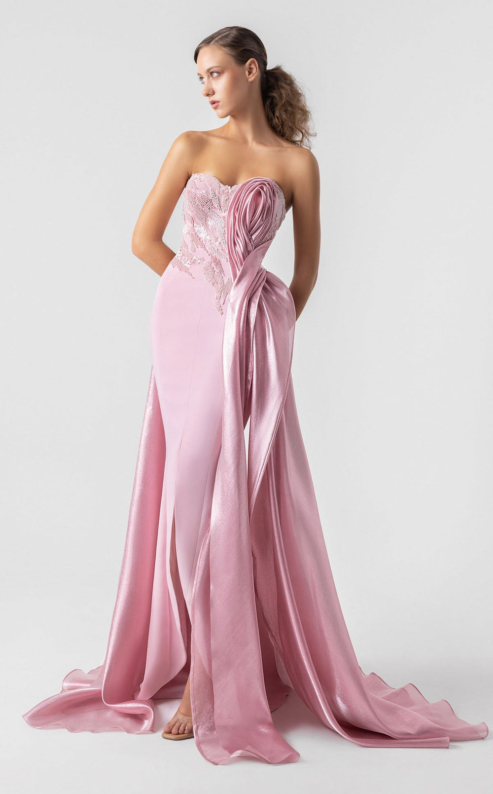 Exquisite MNM Couture G1937 Dress detail view - VOLAKK