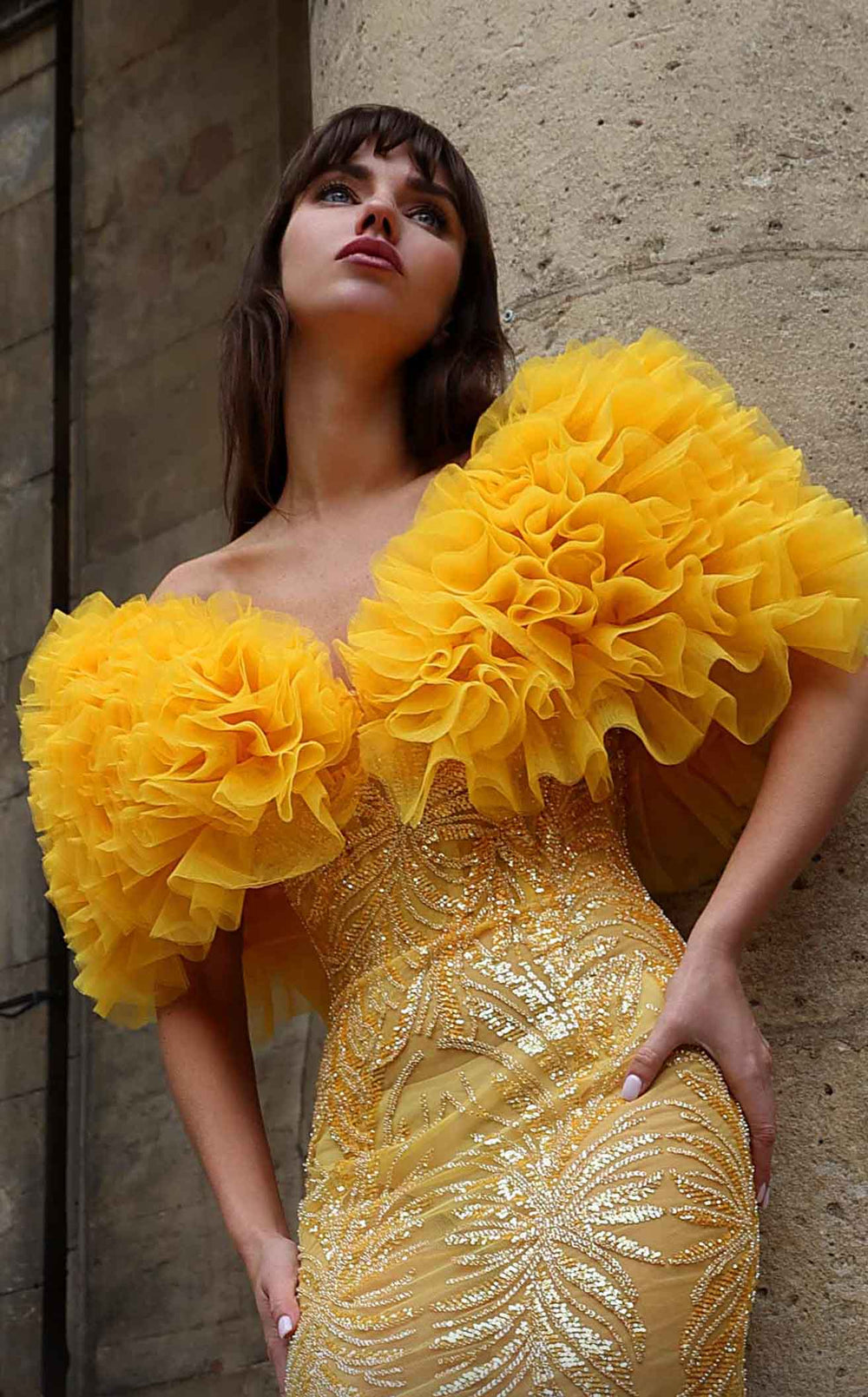 MNM Couture K4031 Dress details - VOLAKK