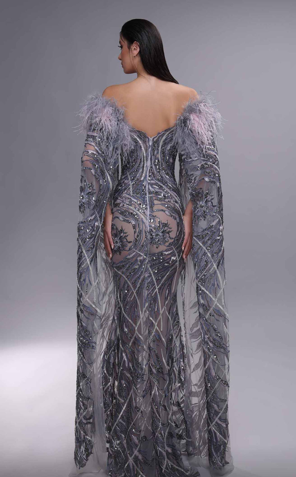 MNM Couture K4097 Dress details - VOLAKK