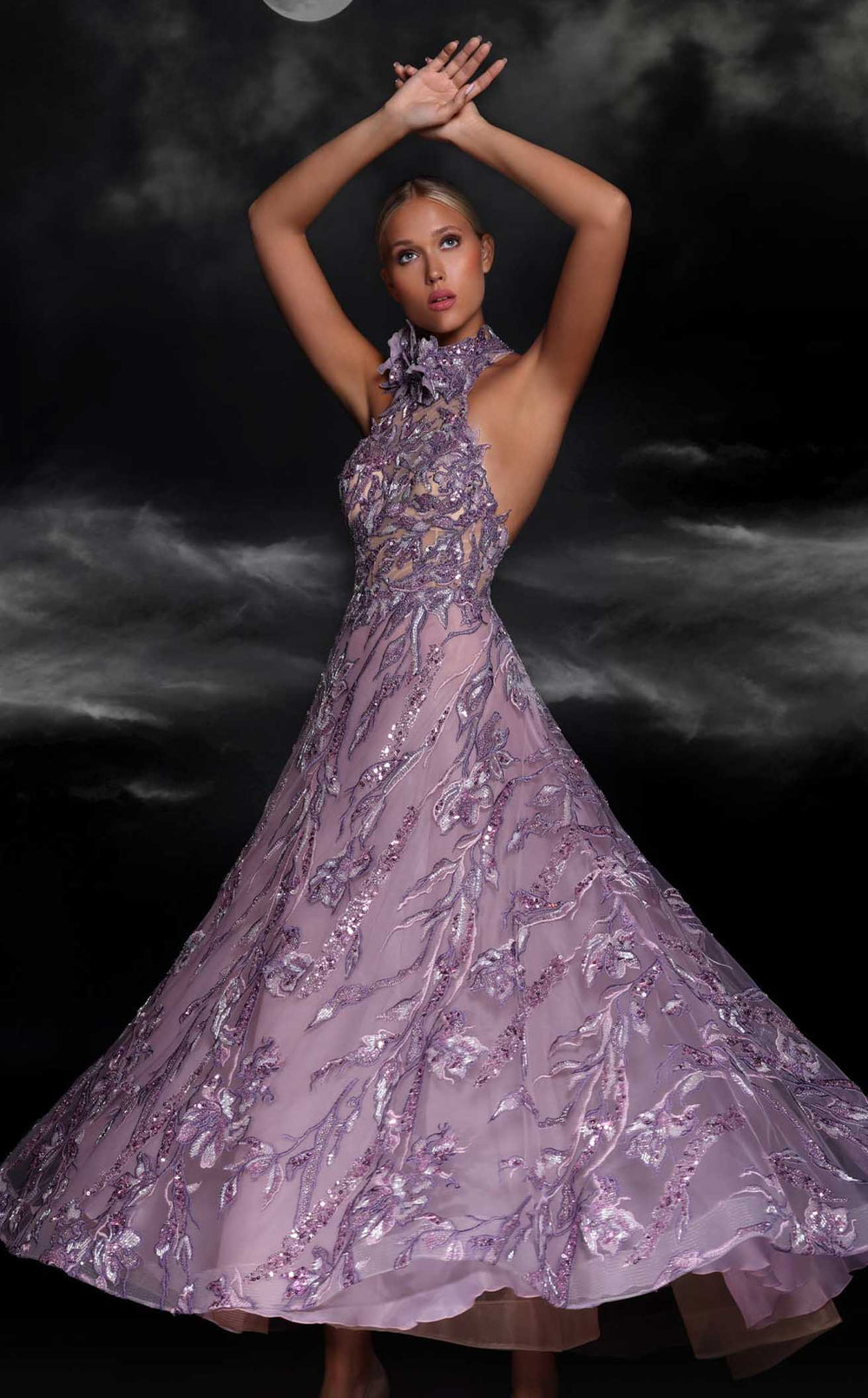 Exquisite MNM Couture K4104 Dress detail view - VOLAKK