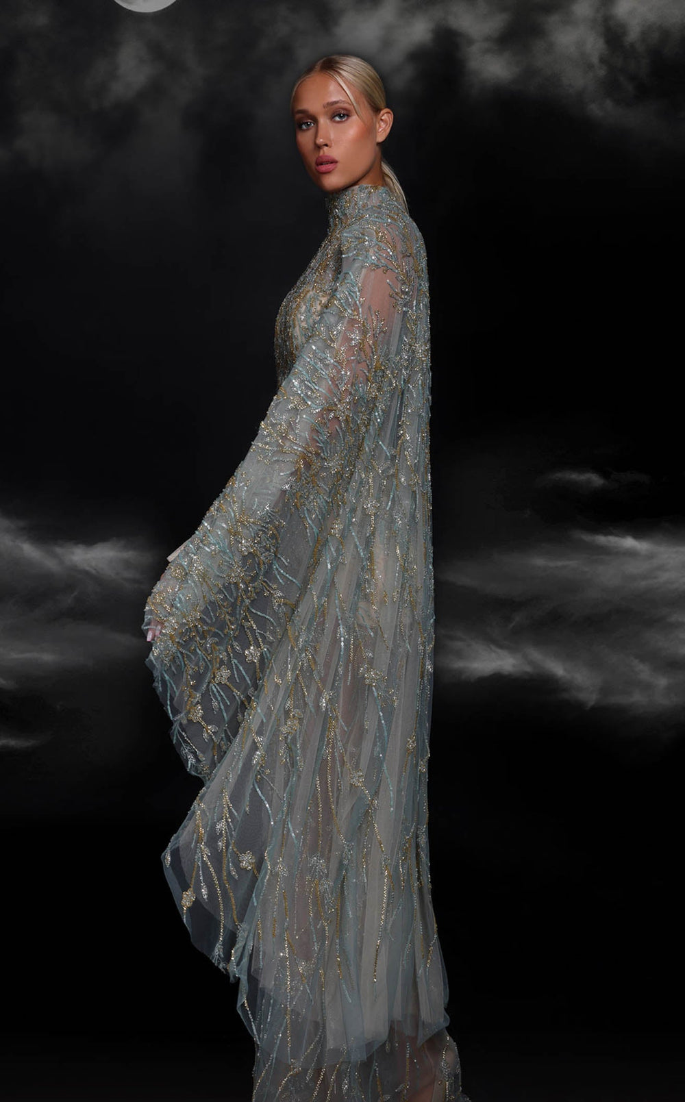Exquisite MNM Couture K4119 Dress detail view - VOLAKK