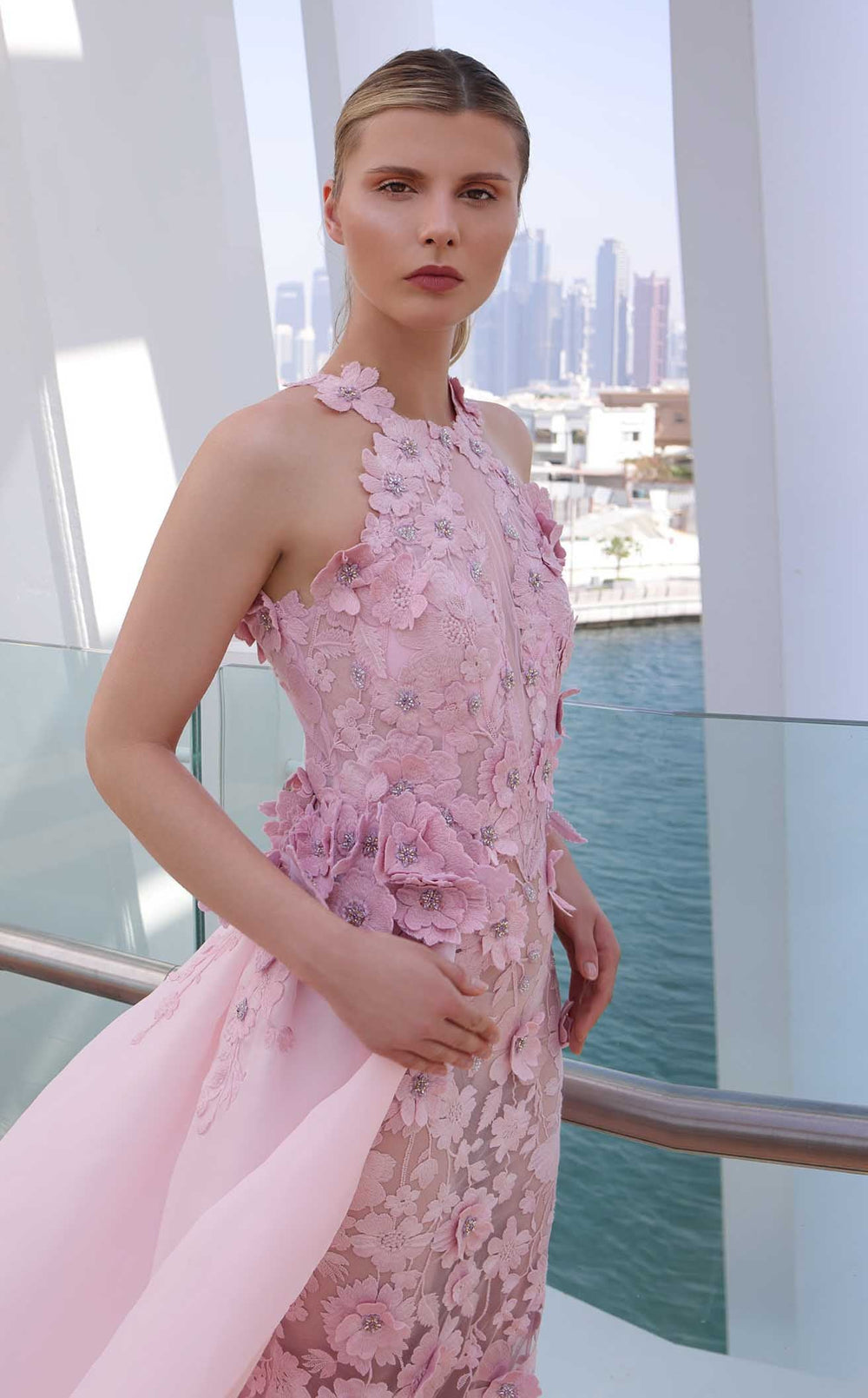 Exquisite MNM Couture K4128 Dress detail view - VOLAKK