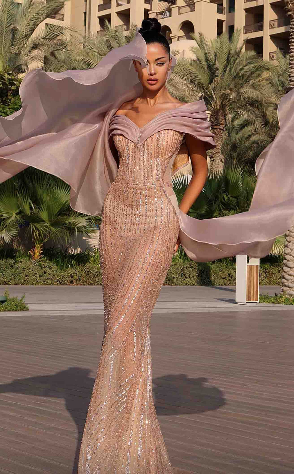 MNM Couture K4138 Dress details - VOLAKK
