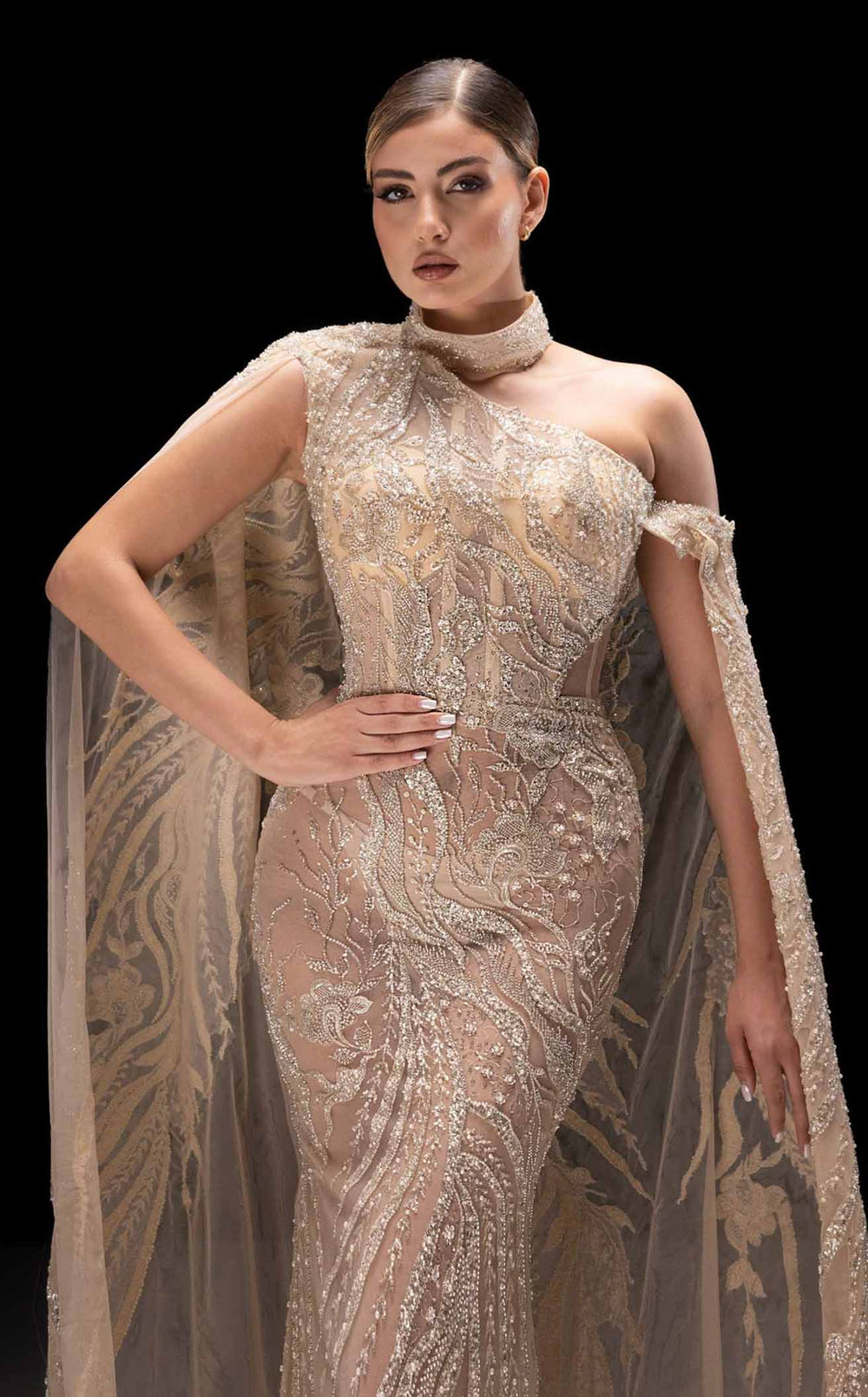 MNM Couture K4241 Dress details - VOLAKK