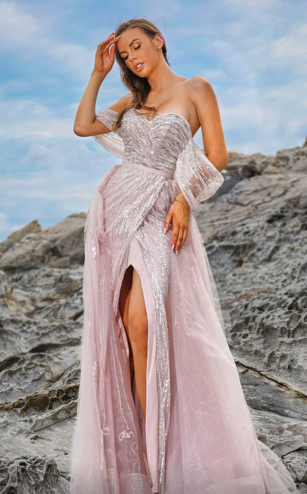 MNM Couture M1058 Dress details - VOLAKK