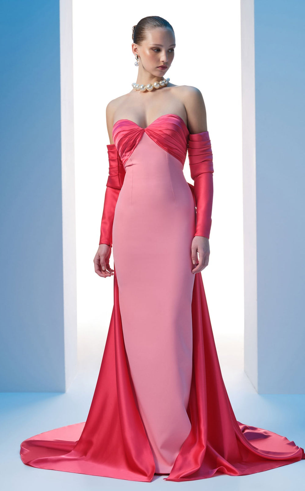 Exquisite MNM Couture N0609 Dress detail view - VOLAKK