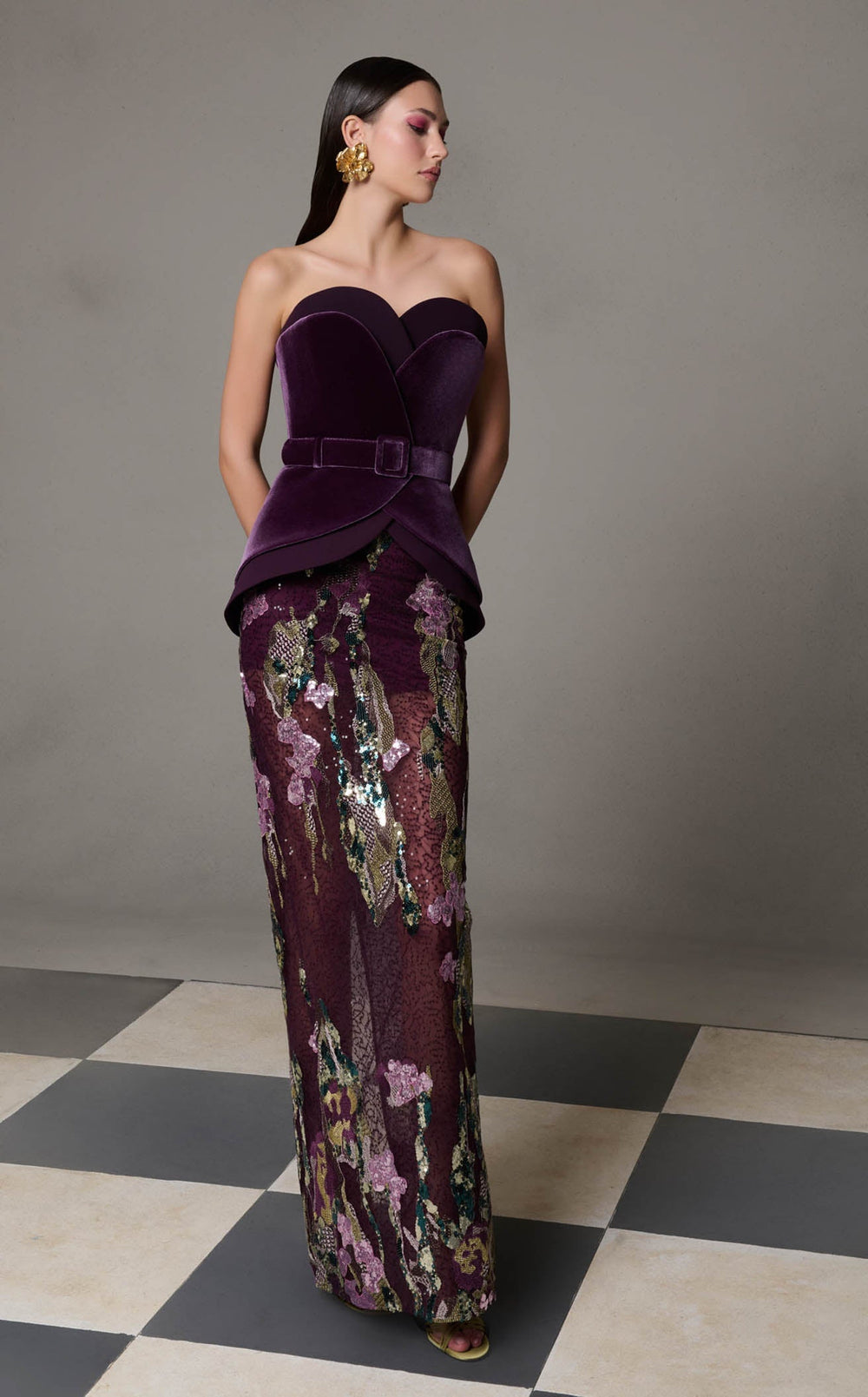 MNM Couture N0620 Dress details - VOLAKK