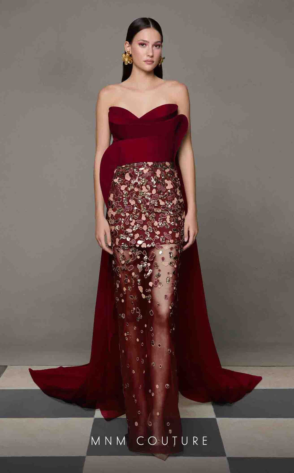 MNM Couture N0625 Dress details - VOLAKK