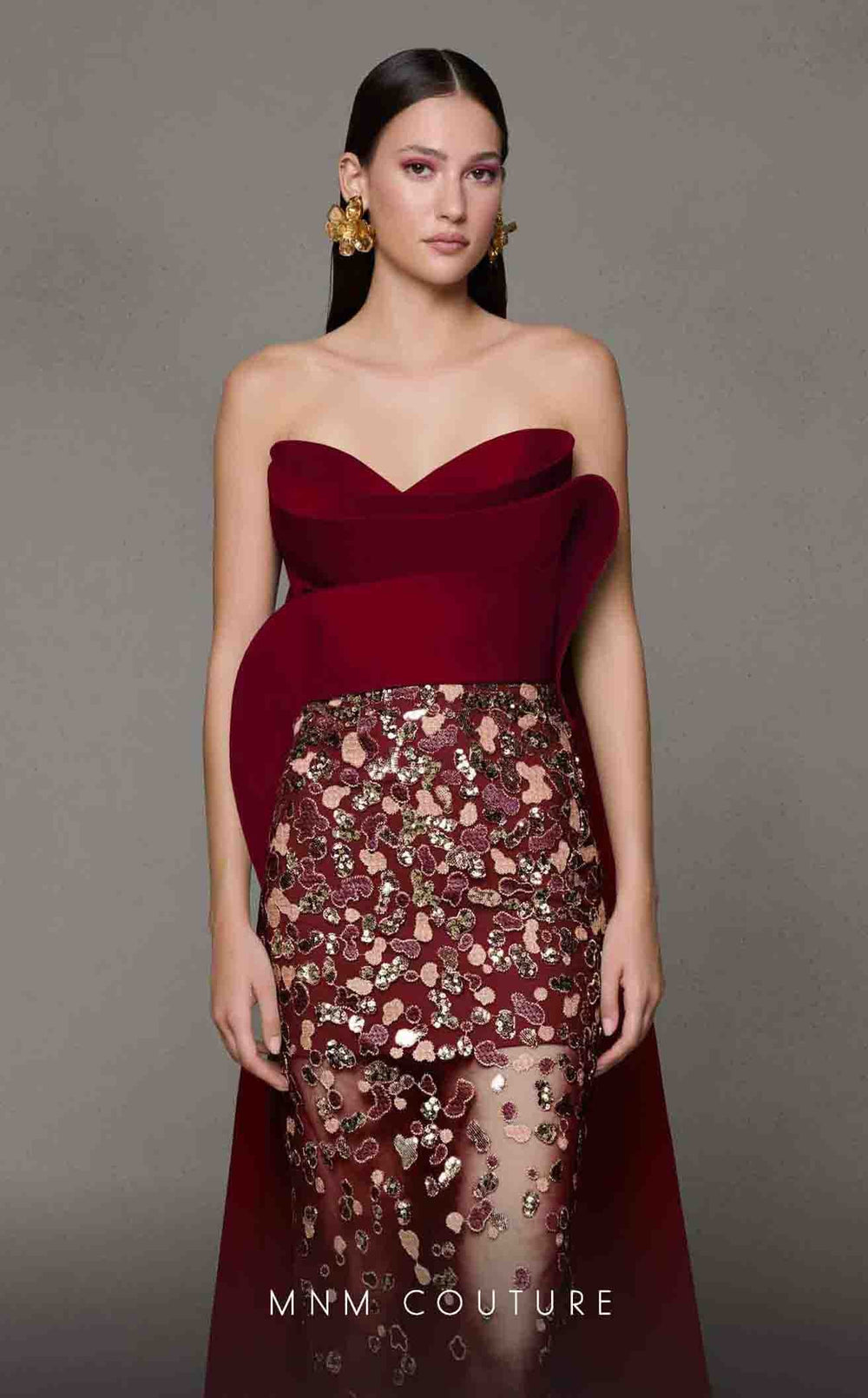 Exquisite MNM Couture N0625 Dress detail view - VOLAKK