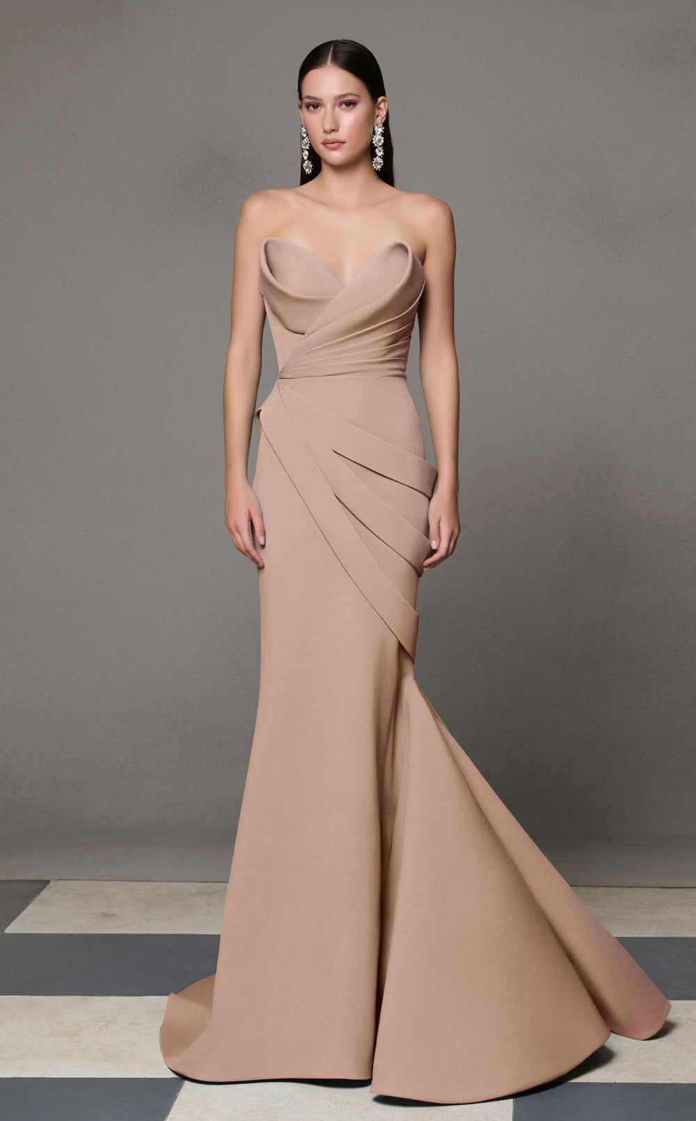 Exquisite MNM Couture N0637 Dress detail view - VOLAKK