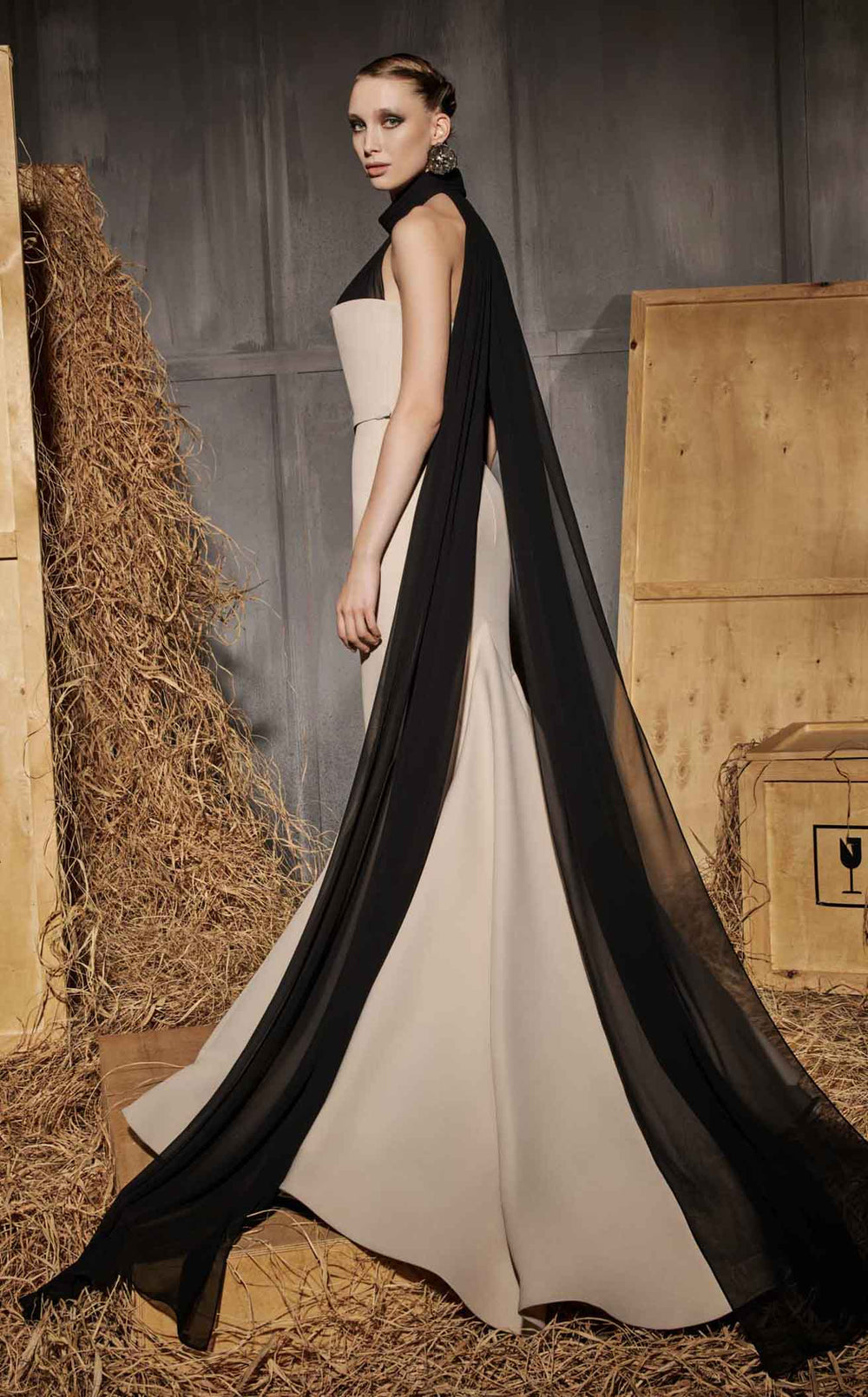Exquisite MNM Couture N0649 Dress detail view - VOLAKK