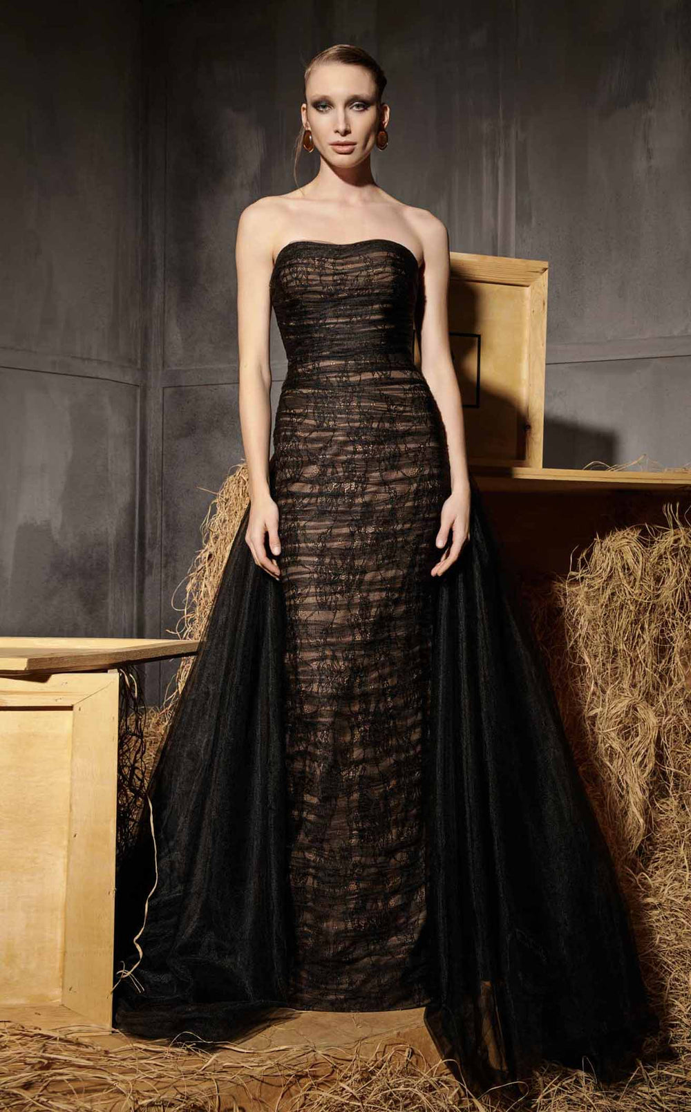 Exquisite MNM Couture N0656 Dress detail view - VOLAKK
