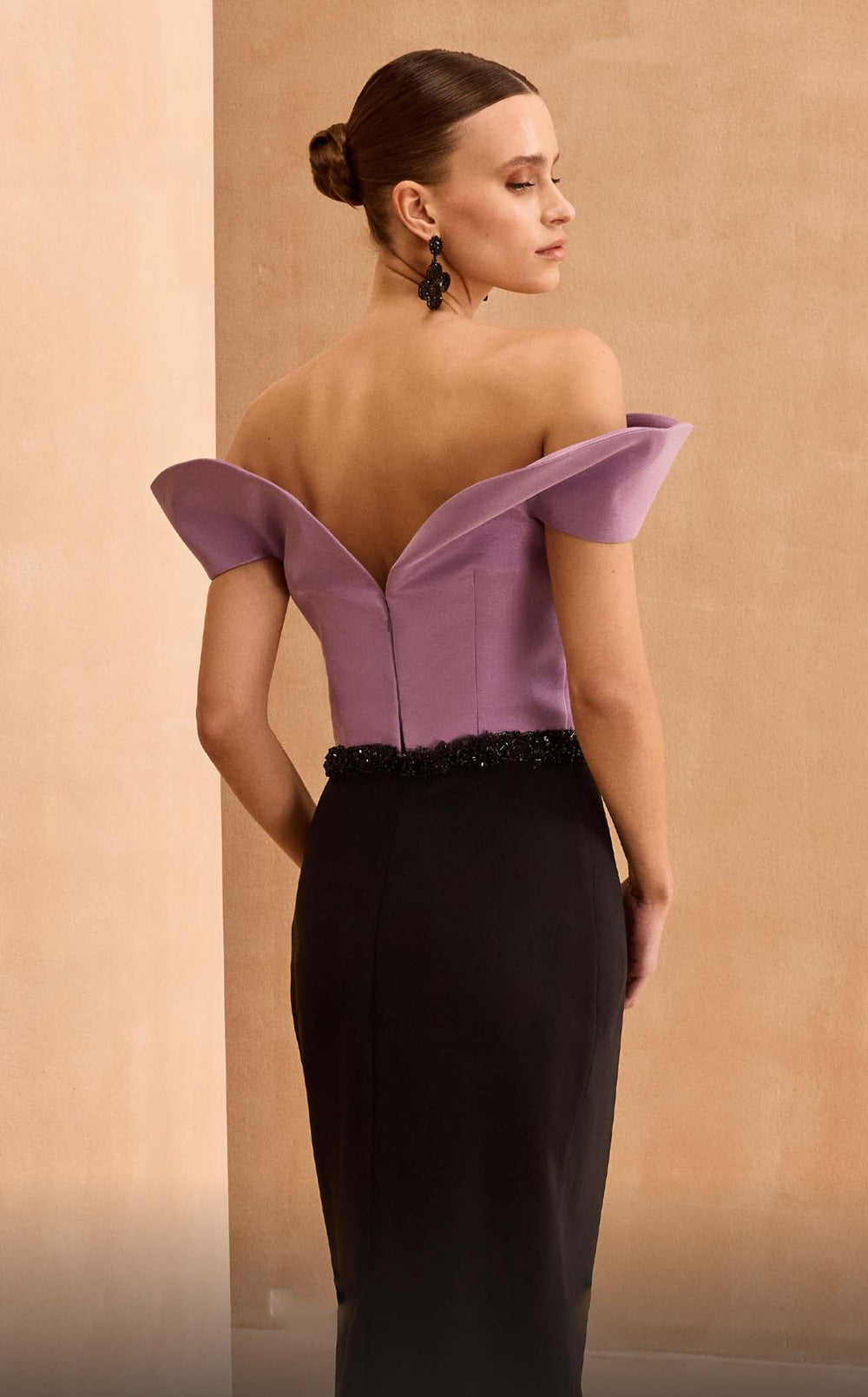 Exquisite MNM Couture V07428 Dress detail view - VOLAKK