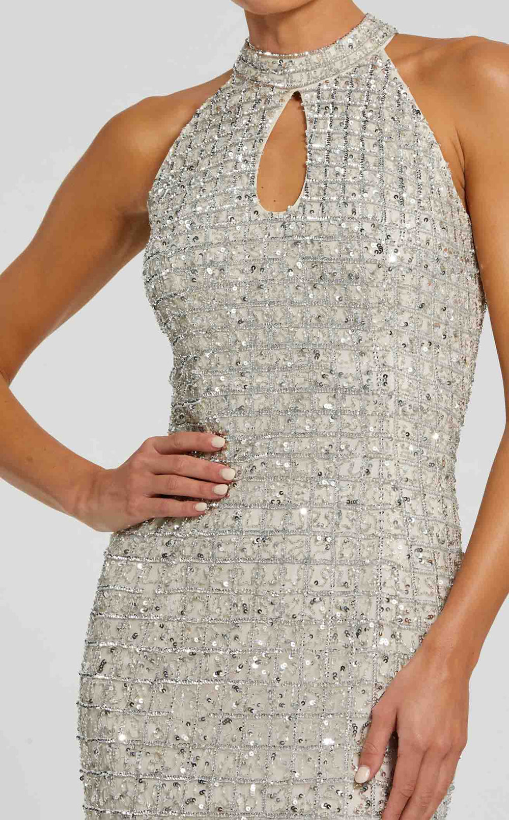 Exquisite Mac Duggal 23018 Dress detail view - VOLAKK