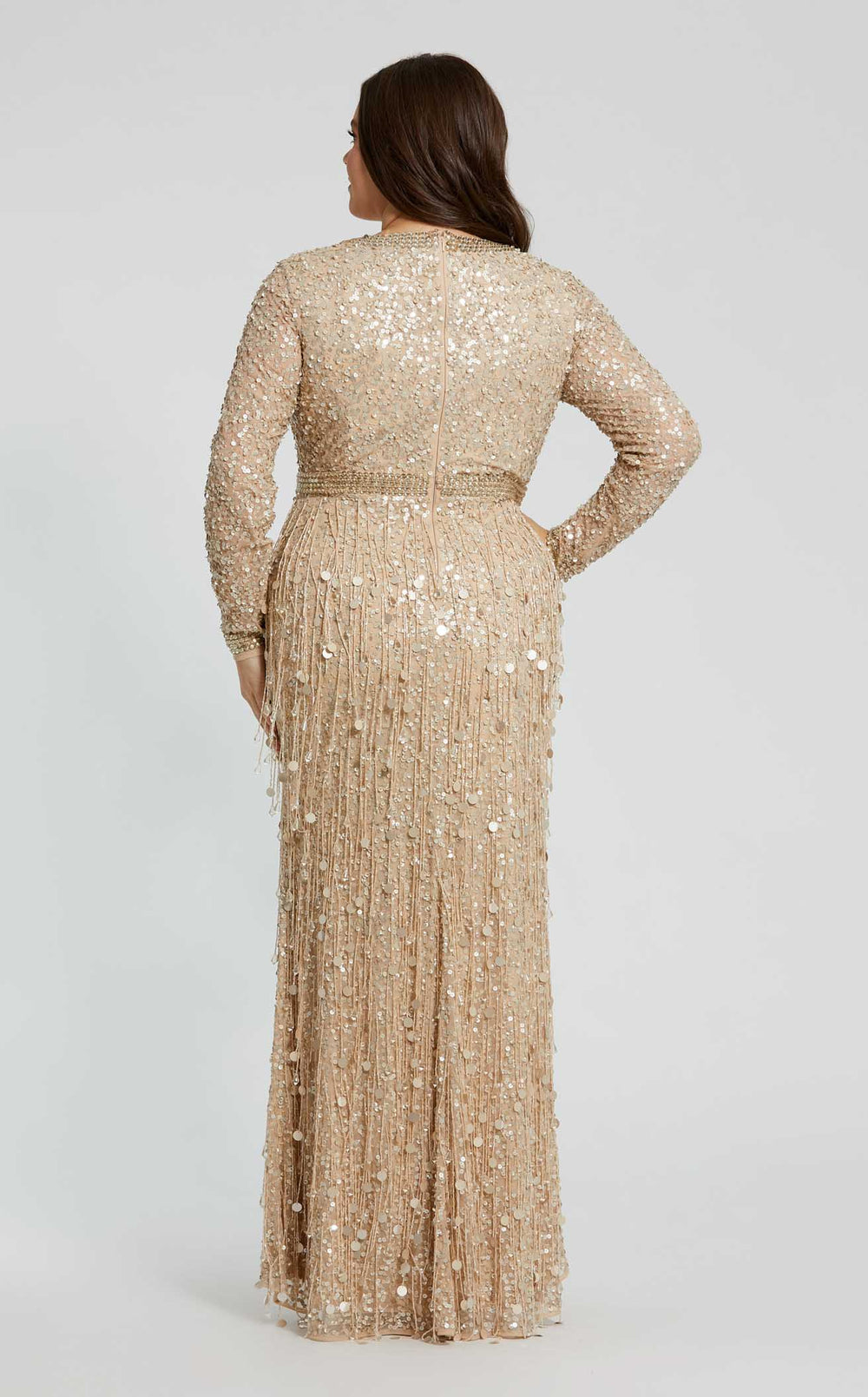 Exquisite Mac Duggal Fabulouss 94074 Dress detail view - VOLAKK