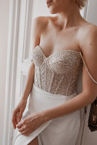 Sparkly Wedding Dress Madonna view 7