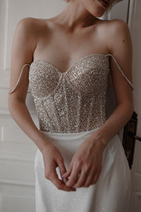 Sparkly Wedding Dress Madonna view 9