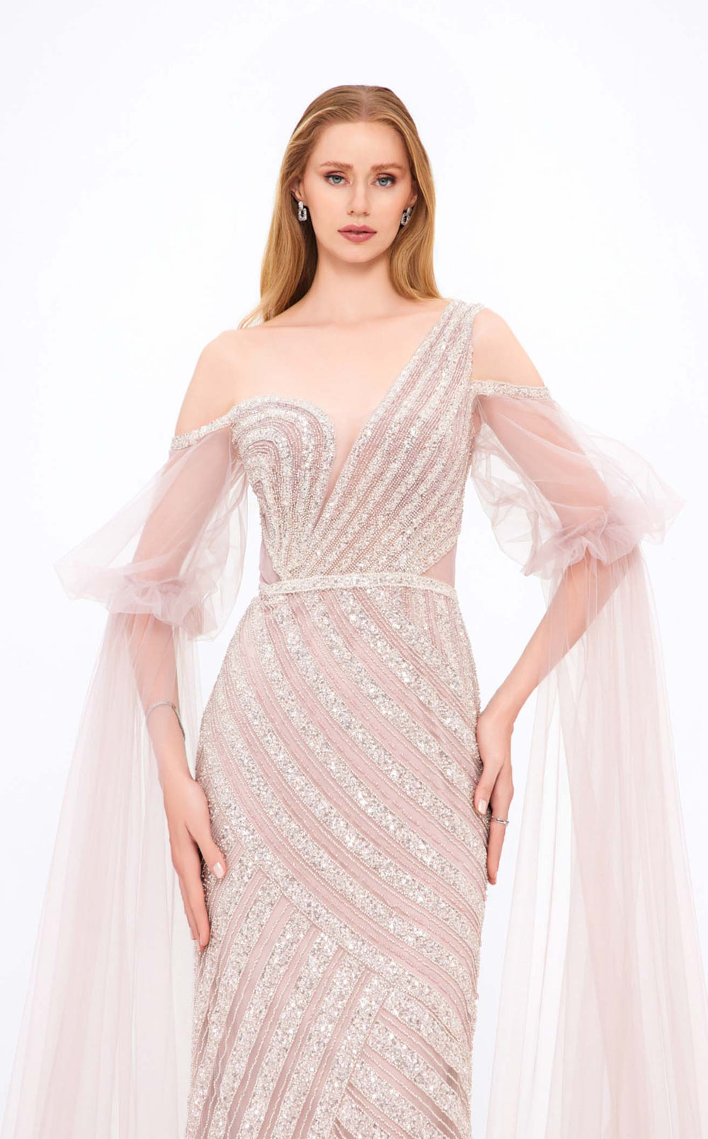 Exquisite Mambo Couture 917MG759 Dress detail view - VOLAKK