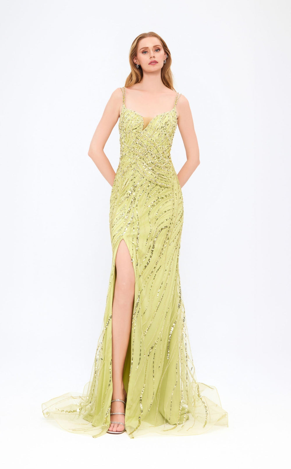 Exquisite Mambo Couture 928MG804 Dress detail view - VOLAKK