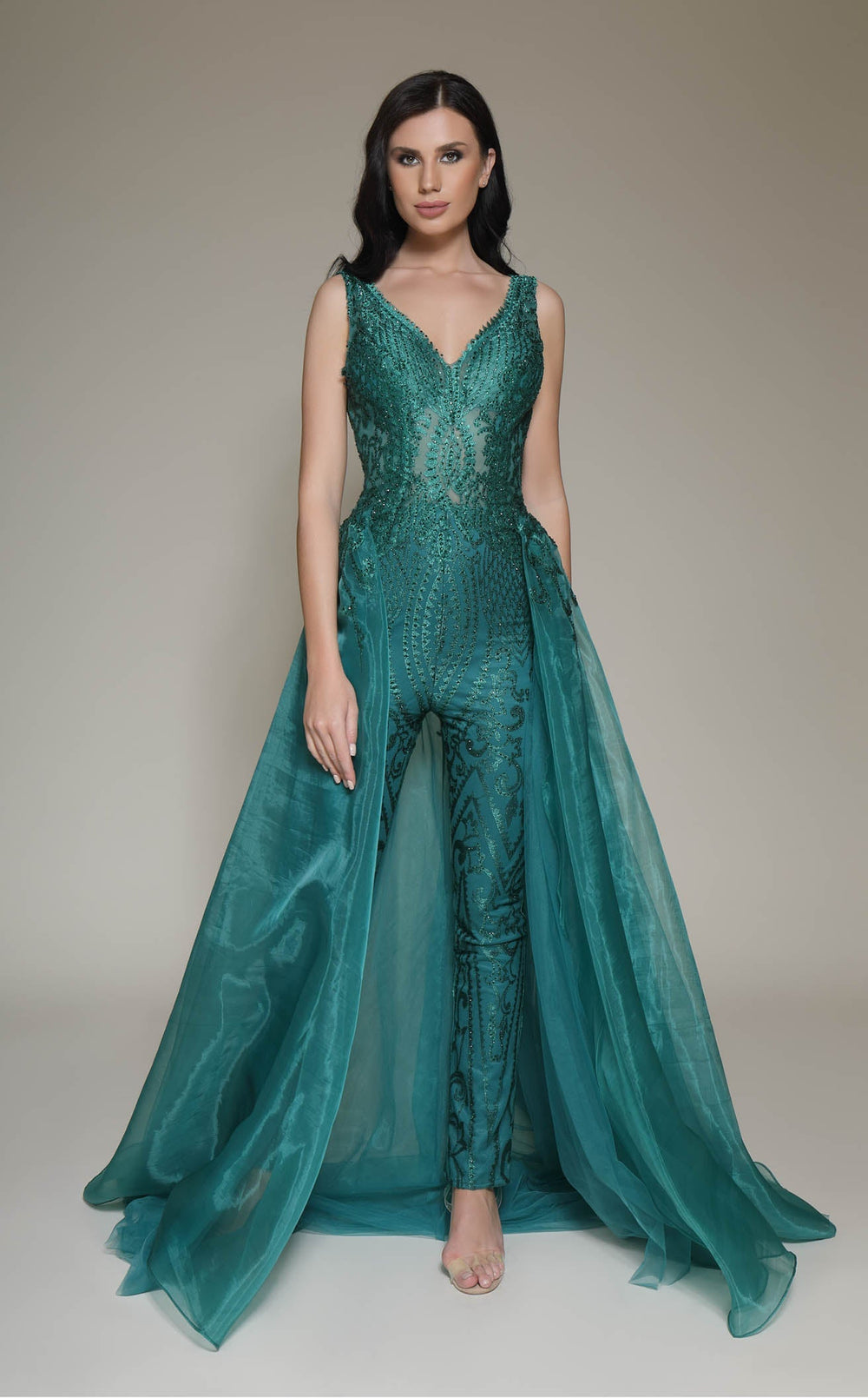 Exquisite Modessa Couture M19034 Dress detail view - VOLAKK