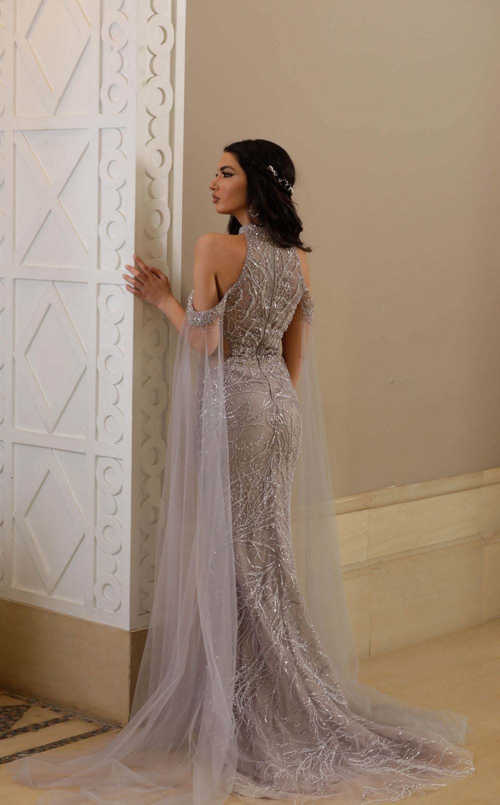 Exquisite Modessa Couture M20279 Dress detail view - VOLAKK