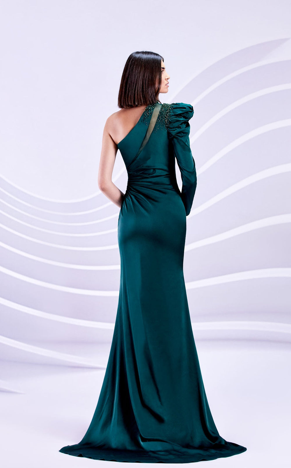 Exquisite Modessa Couture M20307 Dress detail view - VOLAKK