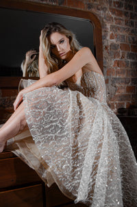 Sequin Wedding & Evening Dress Monro view 3